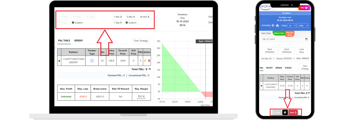 Step 4: Simulate Using the Navigation Buttons To move forward …...-Opify Step 4: Simulate Using the Navigation Buttons To move forward …...-Opify