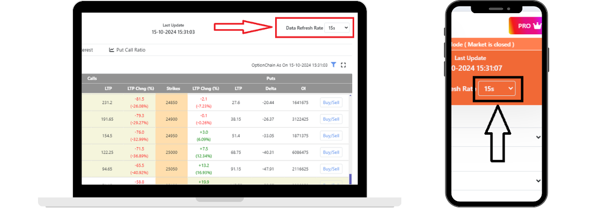 Step 2: Select the Live Data Refresh Rate Next, choose …...-Opify Step 2: Select the Live Data Refresh Rate Next, choose …...-Opify